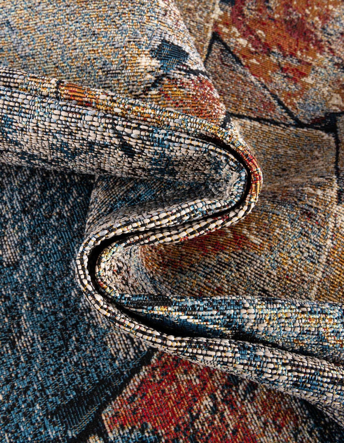 Urban Terrace Collection Area Rug -  Boulevard Rectangle Multi  lifestyle 15