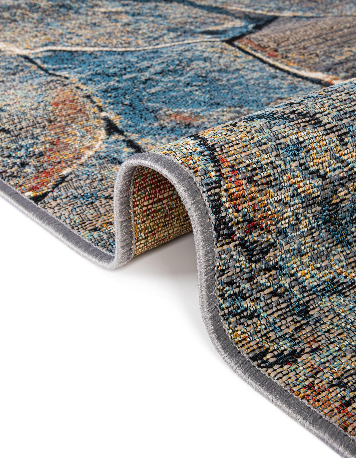 Urban Terrace Collection Area Rug -  Boulevard Rectangle Multi  lifestyle 17