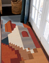 Urban Terrace Collection Area Rug -  Patio Runner Multi  lifestyle 40