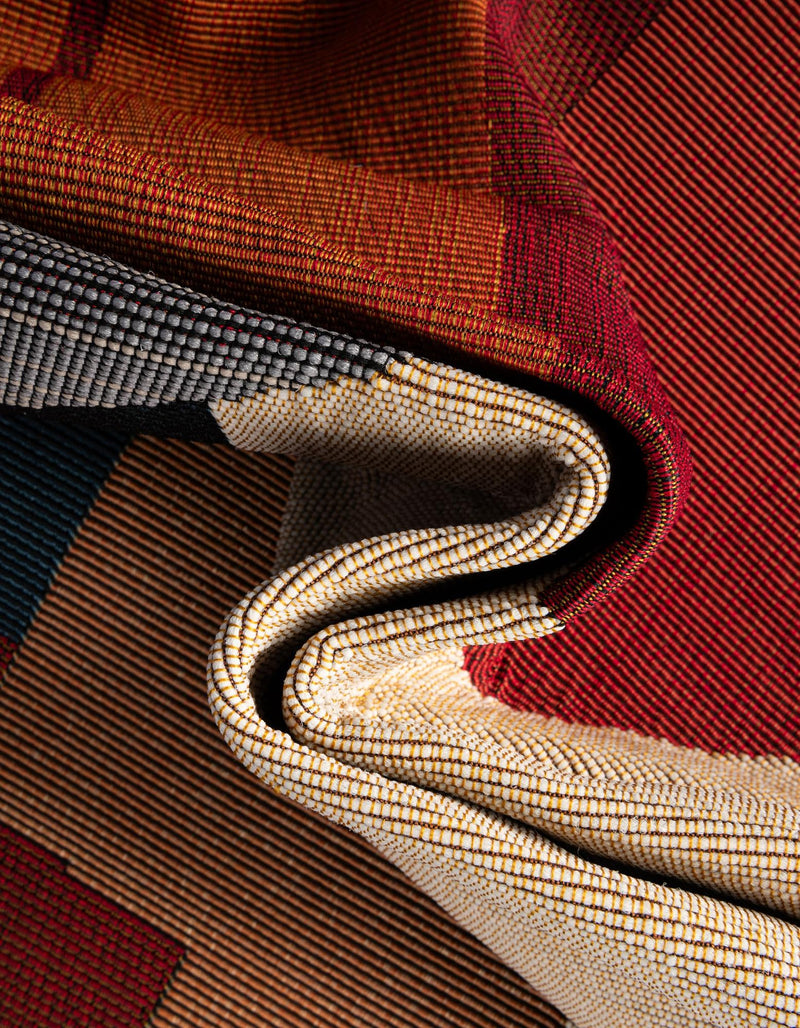 Urban Terrace Collection Area Rug -  Patio Rectangle Multi  lifestyle 15