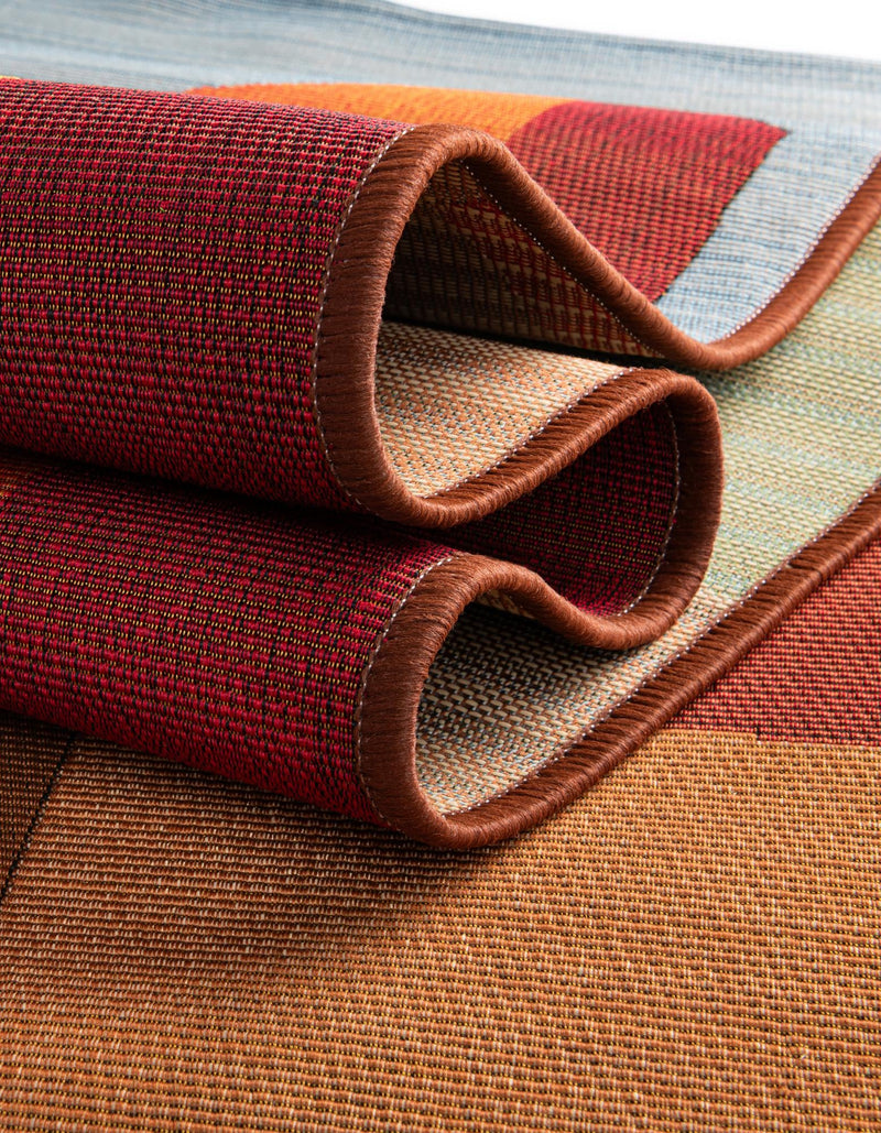 Urban Terrace Collection Area Rug -  Patio Rectangle Multi  lifestyle 20