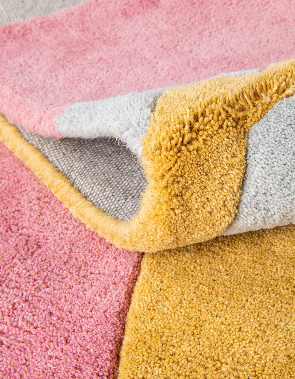 Whimsy Wonders Wool Collection Area Rug -  Oasis Square Multi  lifestyle 13
