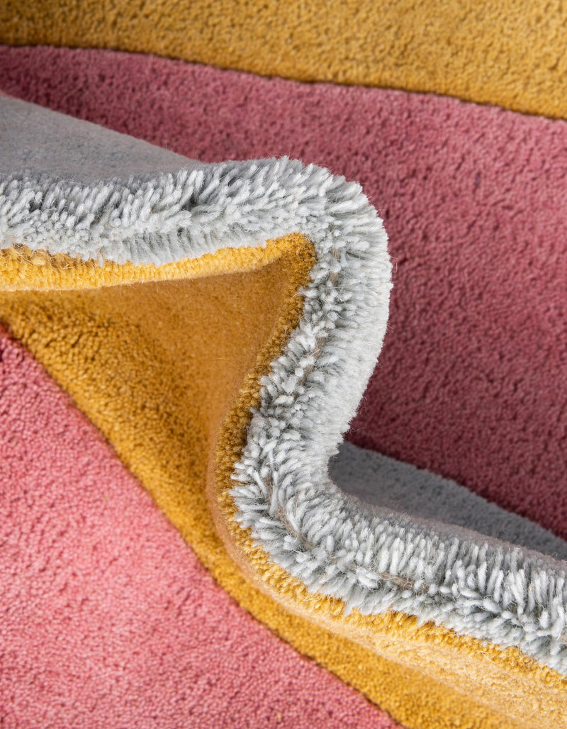 Whimsy Wonders Wool Collection Area Rug -  Oasis Square Multi  lifestyle 15