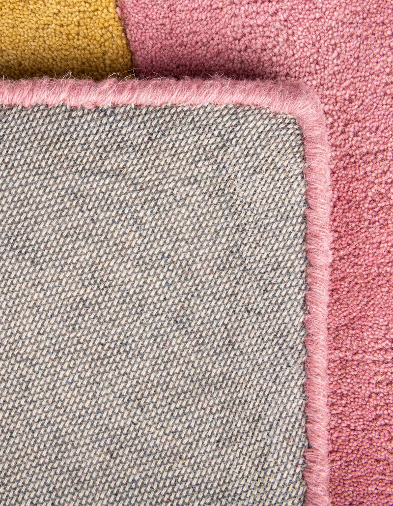 Whimsy Wonders Wool Collection Area Rug -  Oasis Square Multi  lifestyle 16