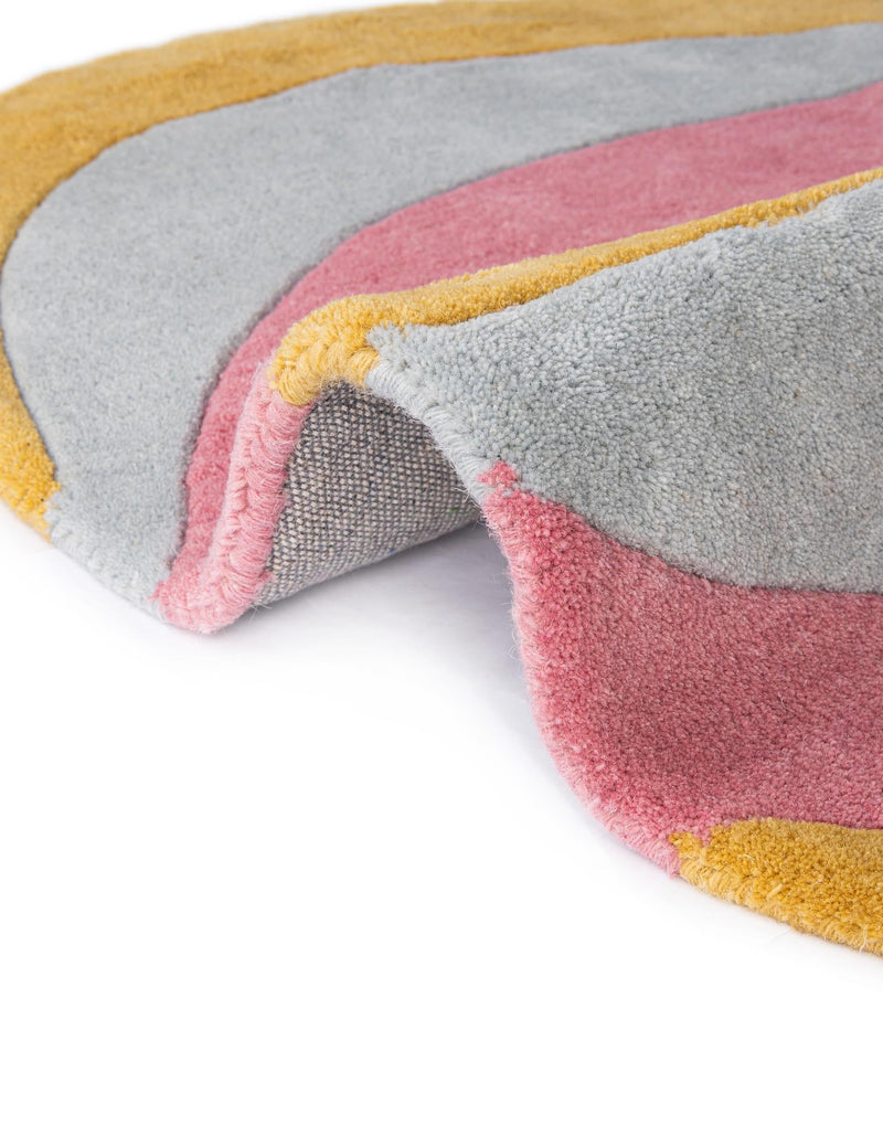 Whimsy Wonders Wool Collection Area Rug -  Oasis Square Multi  lifestyle 17