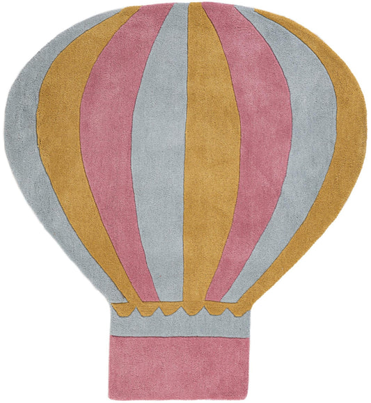 Whimsy Wonders Wool Collection Area Rug -  Oasis Square Multi Main
