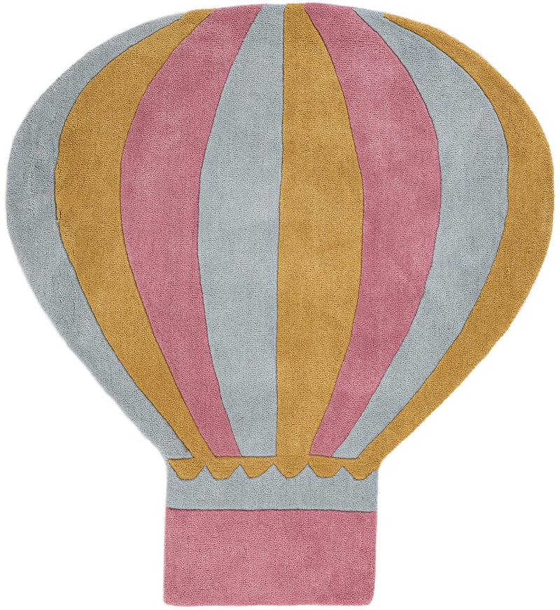 Whimsy Wonders Wool Collection Area Rug -  Oasis Square Multi Main