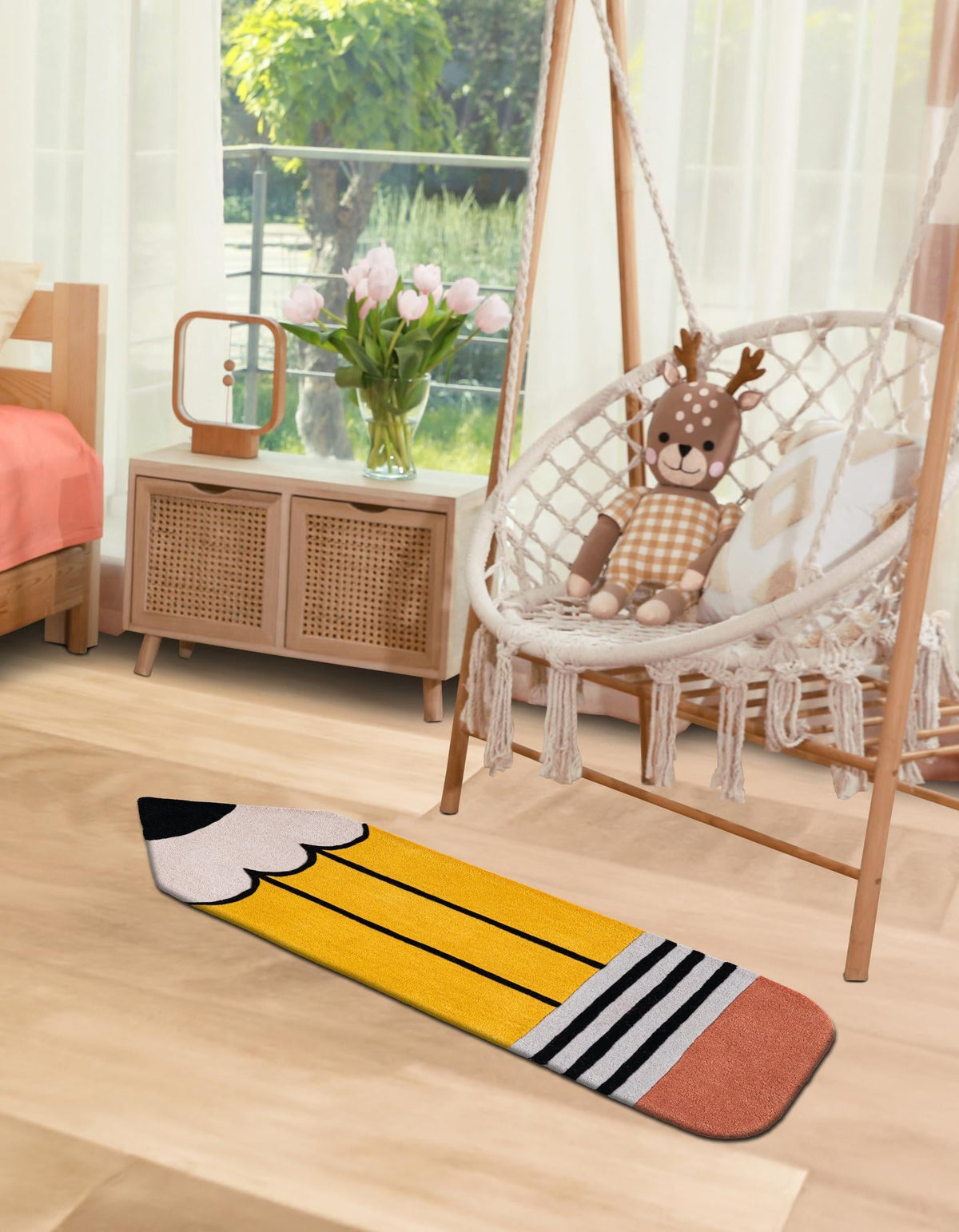 Whimsy Wonders Wool Collection Area Rug -  Horizon Runner Multi  lifestyle 2