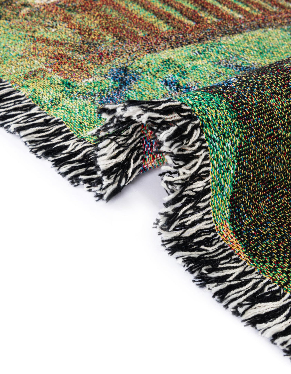Fleece Haven Collection Area Rug - Aspen Rectangle Green  lifestyle 11