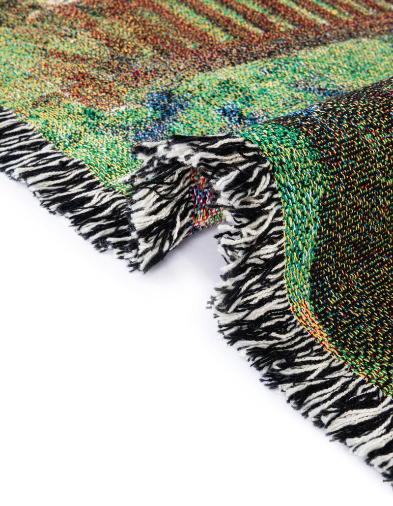 Fleece Haven Collection Area Rug - Aspen Rectangle Green  lifestyle 11