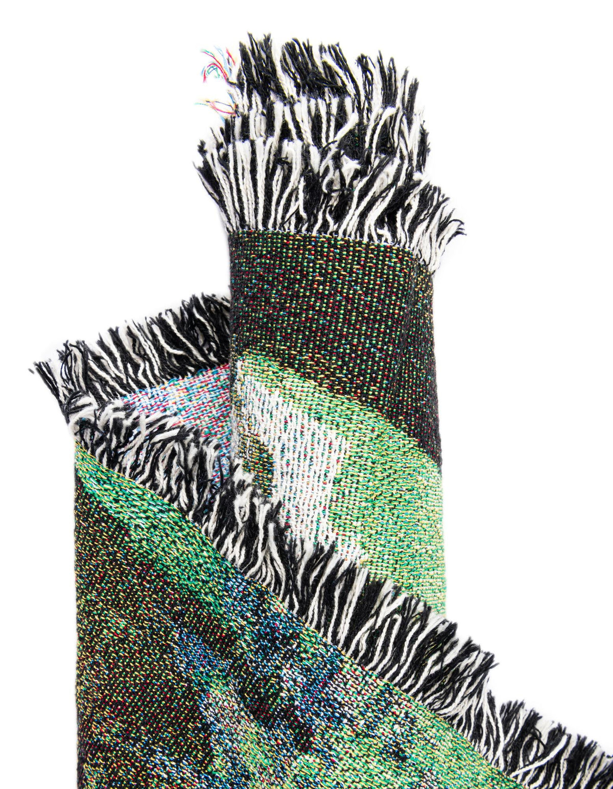 Fleece Haven Collection Area Rug - Aspen Rectangle Green  lifestyle 12