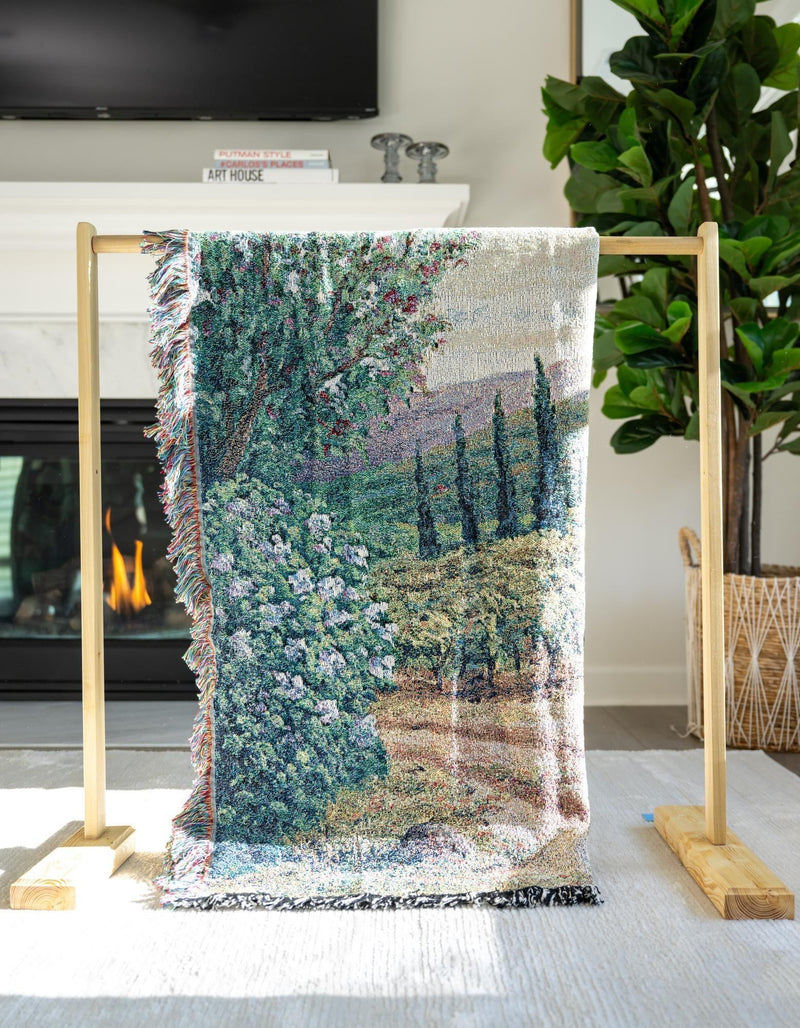 Fleece Haven Collection Area Rug -  Barrow Rectangle Green  lifestyle 8