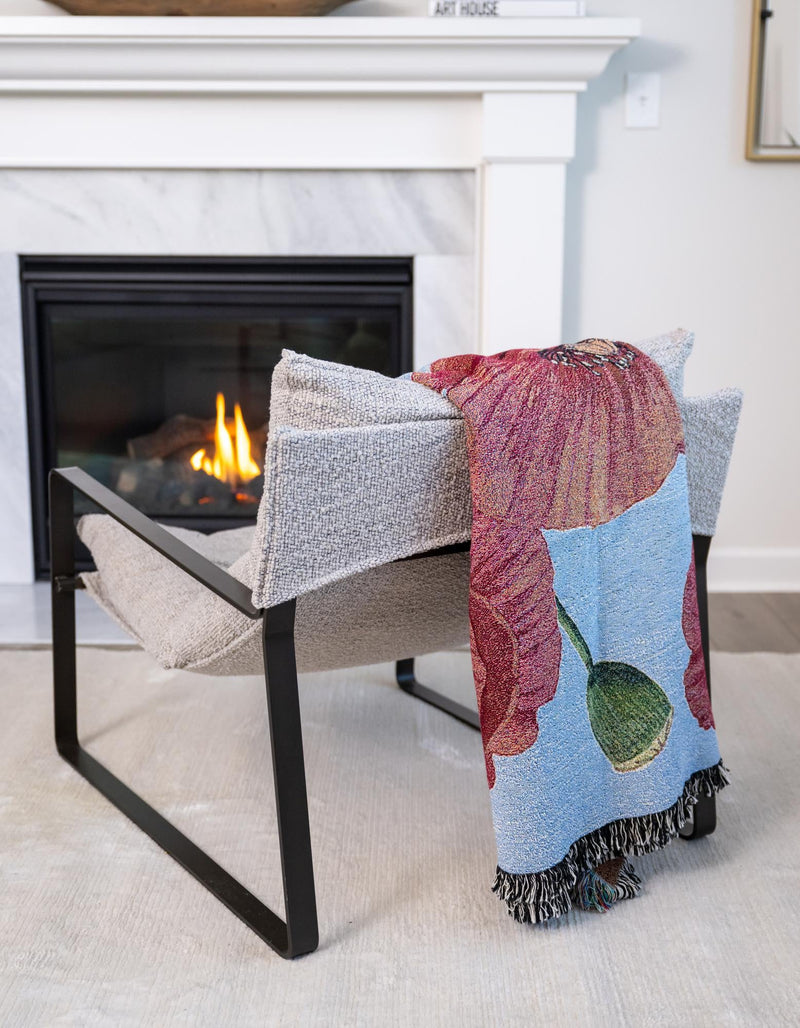 Fleece Haven Collection Area Rug -  Xenia Rectangle Red  lifestyle 2