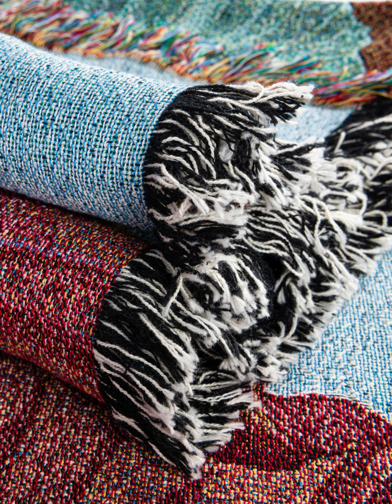 Fleece Haven Collection Area Rug -  Xenia Rectangle Red  lifestyle 14