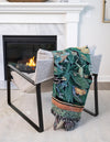 Fleece Haven Collection Area Rug -  Joplin Rectangle Green  lifestyle 2