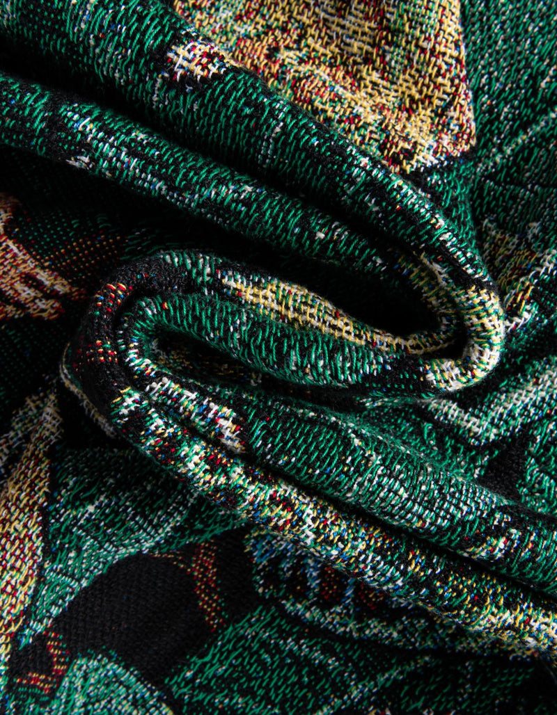 Fleece Haven Collection Area Rug -  Joplin Rectangle Green  lifestyle 9