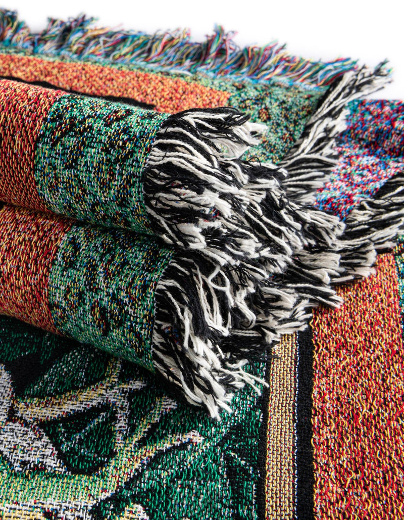 Fleece Haven Collection Area Rug -  Joplin Rectangle Green  lifestyle 14