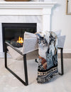 Fleece Haven Collection Area Rug -  Urbana Rectangle Black and White  lifestyle 2