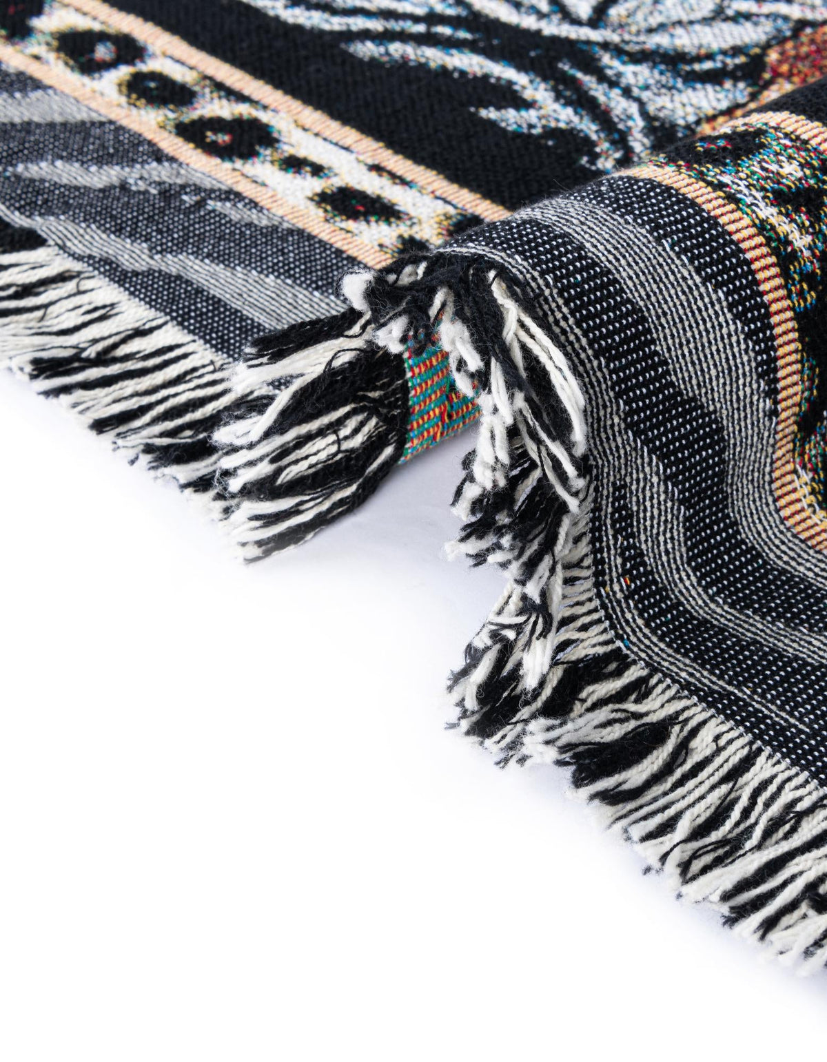 Fleece Haven Collection Area Rug -  Urbana Rectangle Black and White  lifestyle 11