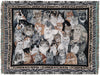 Fleece Haven Collection Area Rug -  Urbana Rectangle Black and White Main