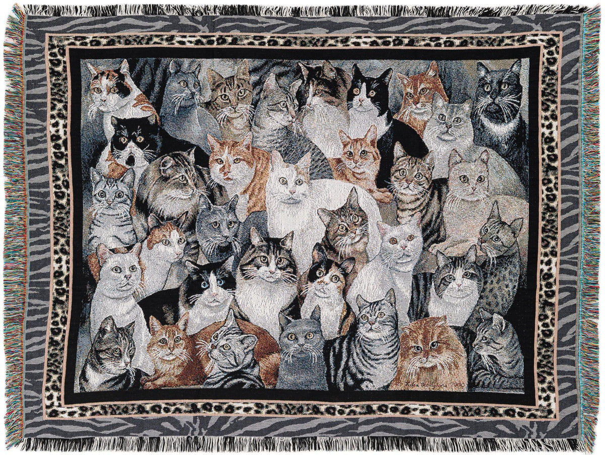 Fleece Haven Collection Area Rug -  Urbana Rectangle Black and White Main