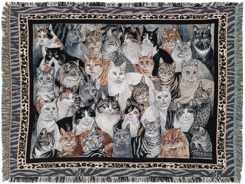 Fleece Haven Collection Area Rug -  Urbana Rectangle Black and White Main