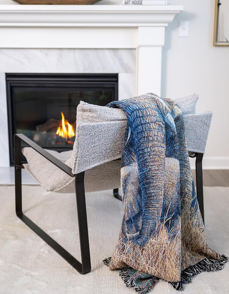 Fleece Haven Collection Area Rug -  Quincy Rectangle Brown and Gray  lifestyle 7