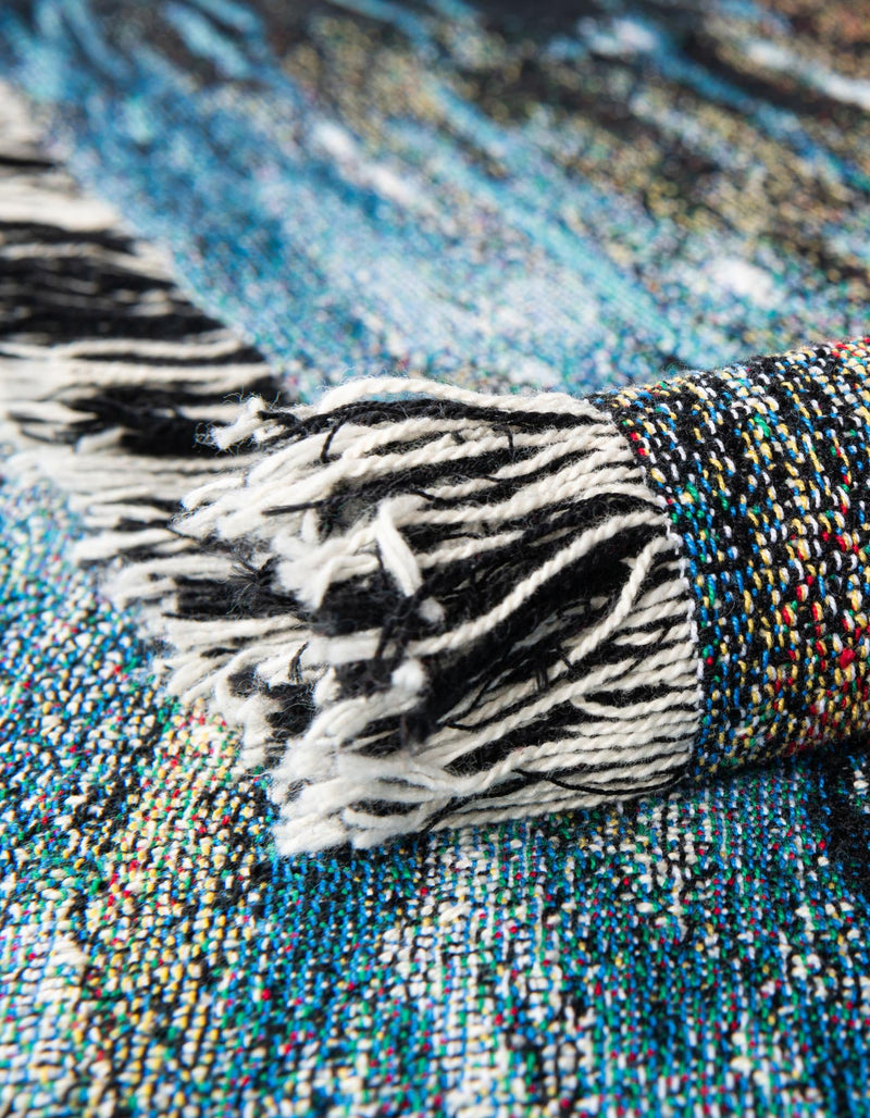 Fleece Haven Collection Area Rug -  Boulder Rectangle Multi  lifestyle 7