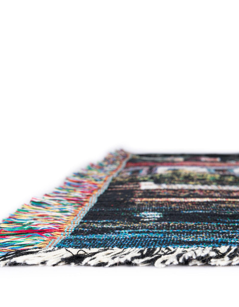 Fleece Haven Collection Area Rug -  Boulder Rectangle Multi  lifestyle 8