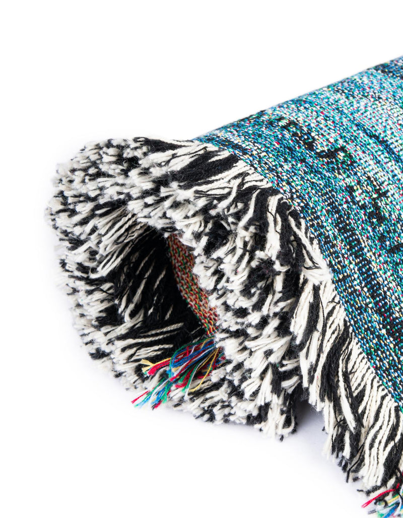 Fleece Haven Collection Area Rug -  Boulder Rectangle Multi  lifestyle 13