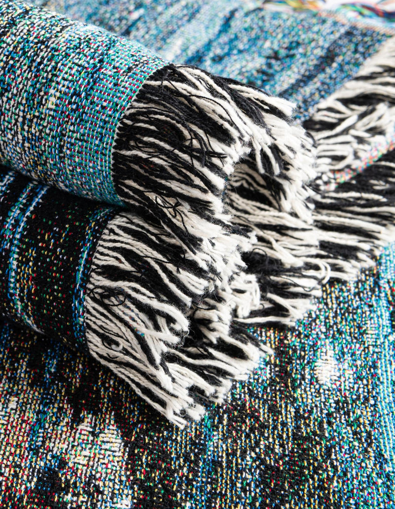 Fleece Haven Collection Area Rug -  Boulder Rectangle Multi  lifestyle 14