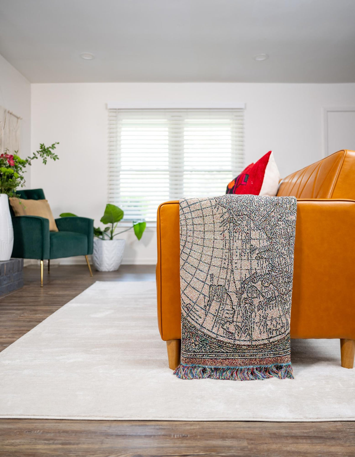 Fleece Haven Collection Area Rug -  Tacoma Rectangle Multi  lifestyle 3
