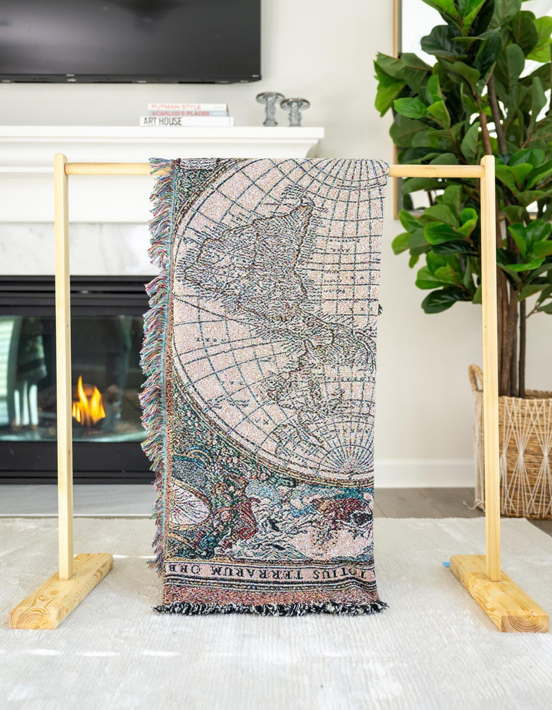 Fleece Haven Collection Area Rug -  Tacoma Rectangle Multi  lifestyle 7