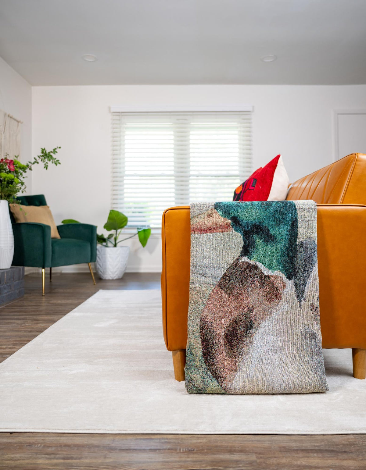 Fleece Haven Collection Area Rug -  Urbana Rectangle Multi  lifestyle 3