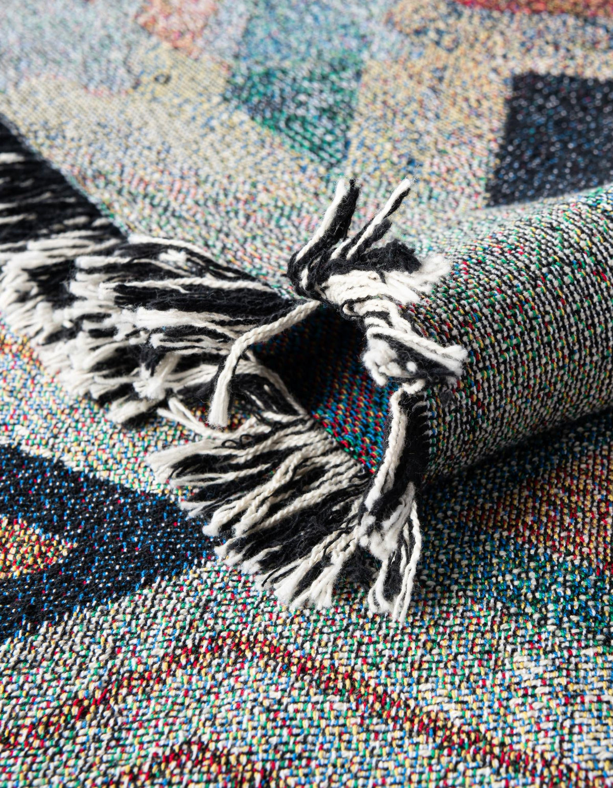 Fleece Haven Collection Area Rug -  Urbana Rectangle Multi  lifestyle 7