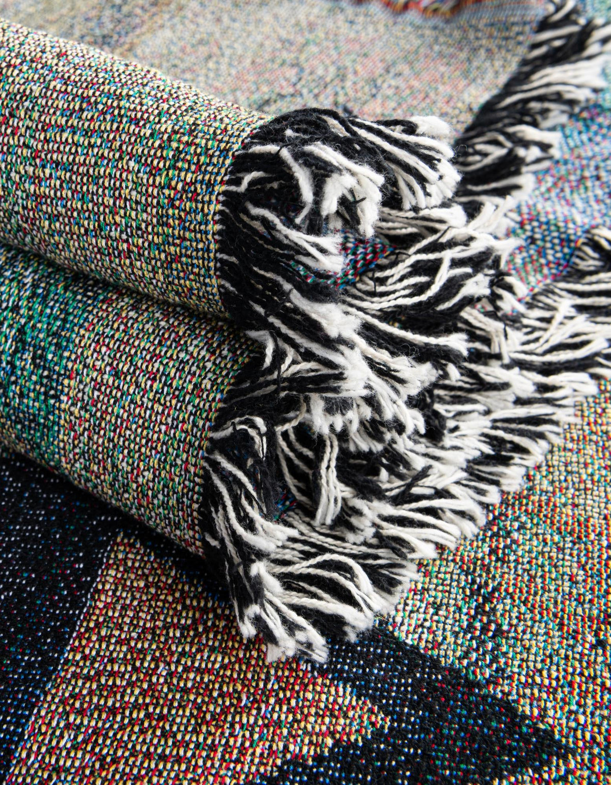 Fleece Haven Collection Area Rug -  Urbana Rectangle Multi  lifestyle 14