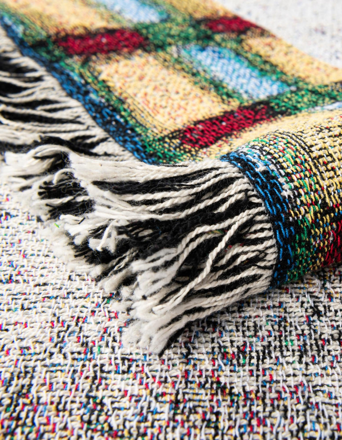Fleece Haven Collection Area Rug -  Vail Rectangle Multi  lifestyle 7