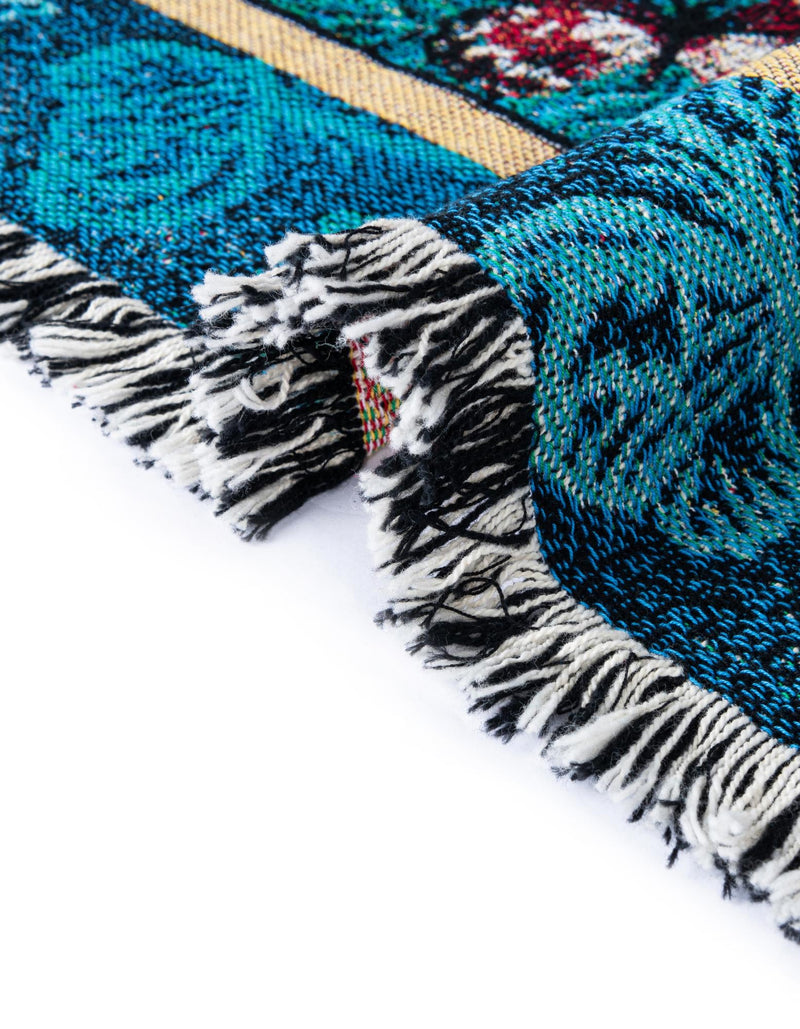 Fleece Haven Collection Area Rug -  Waco Rectangle Blue  lifestyle 11