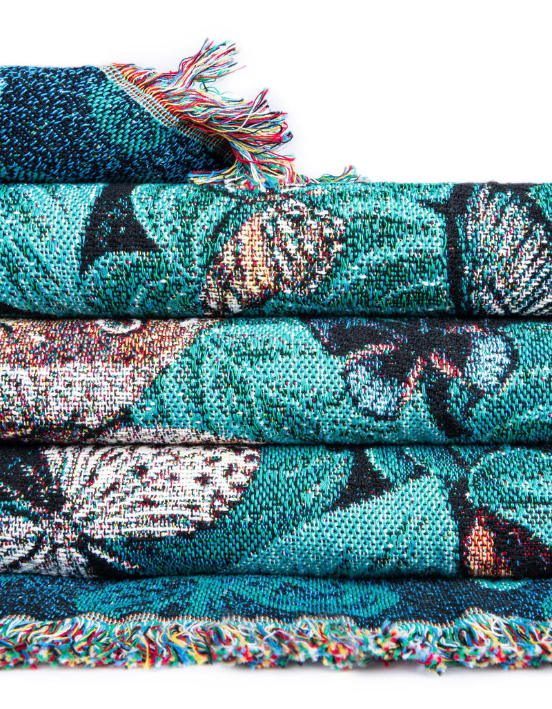 Fleece Haven Collection Area Rug -  Waco Rectangle Blue  lifestyle 15