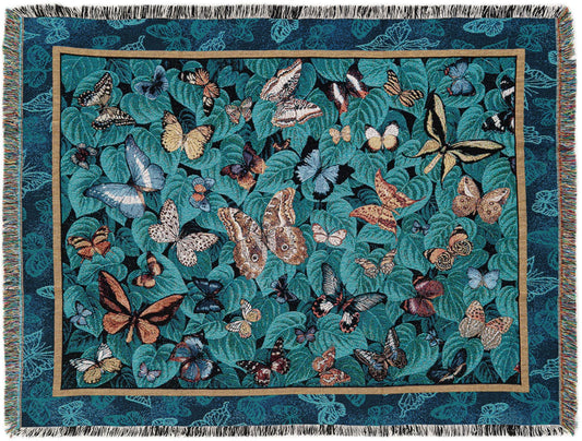 Fleece Haven Collection Area Rug -  Waco Rectangle Blue Main