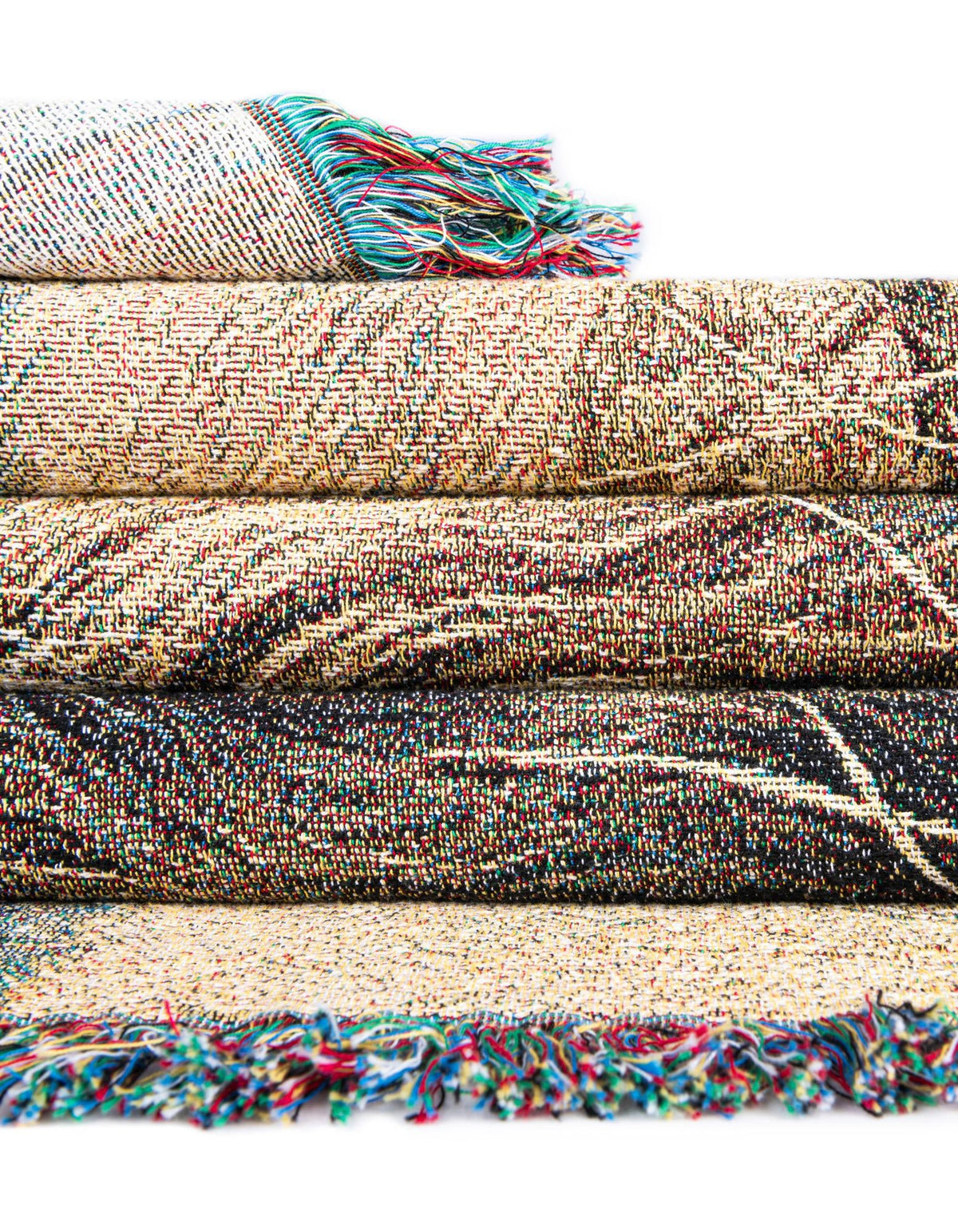 Fleece Haven Collection Area Rug -  Xerxes Rectangle Multi  lifestyle 15