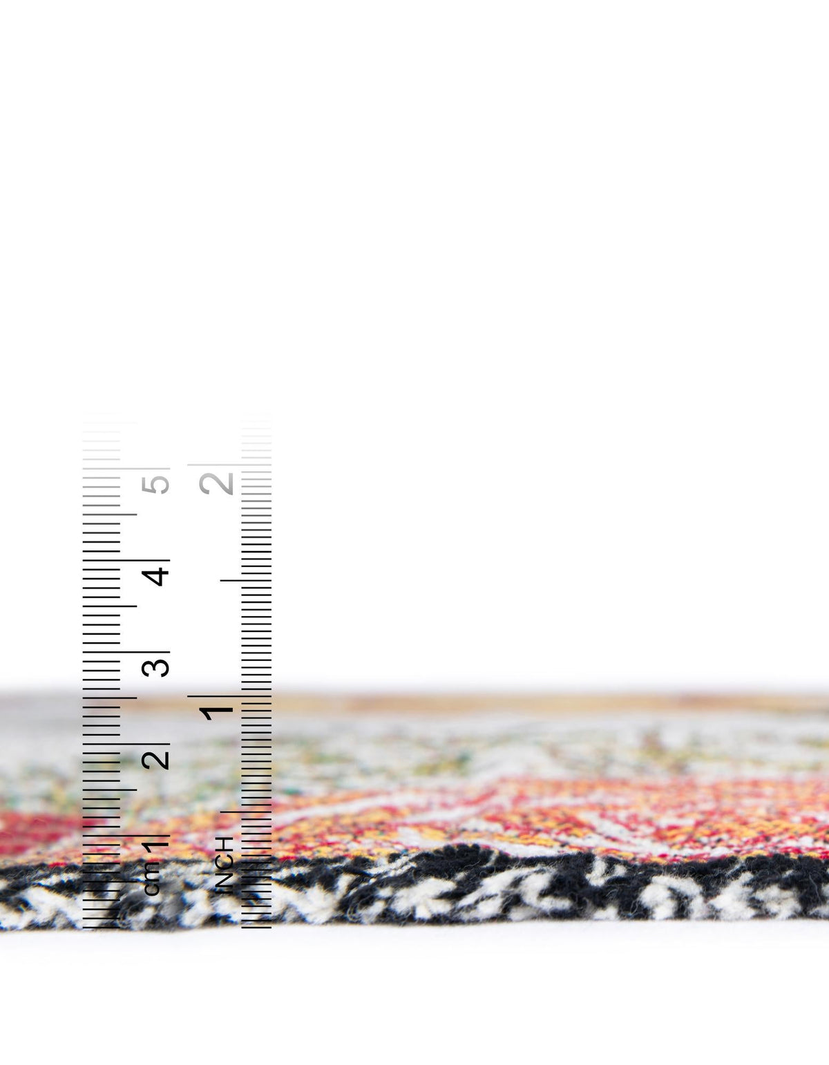 Fleece Haven Collection Area Rug -  Yuma Rectangle Orange  lifestyle 6