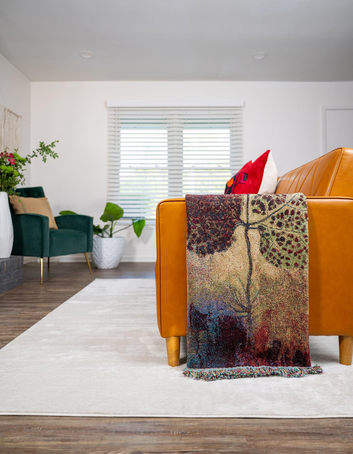 Fleece Haven Collection Area Rug -  Zion Square Multi  lifestyle 4
