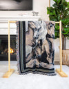 Fleece Haven Collection Area Rug -  Acadia Rectangle White Brown  lifestyle 4