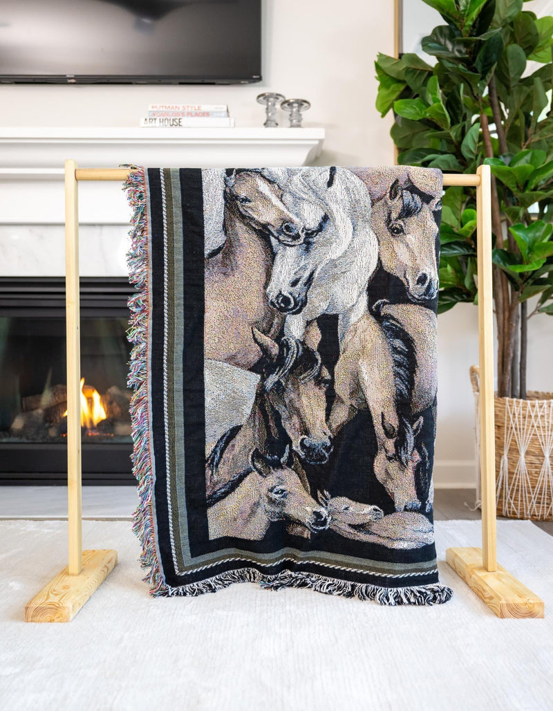 Fleece Haven Collection Area Rug -  Acadia Rectangle White Brown  lifestyle 7