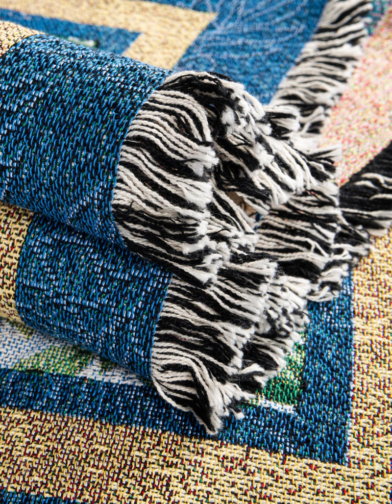 Fleece Haven Collection Area Rug -  Canton Rectangle Multi  lifestyle 14