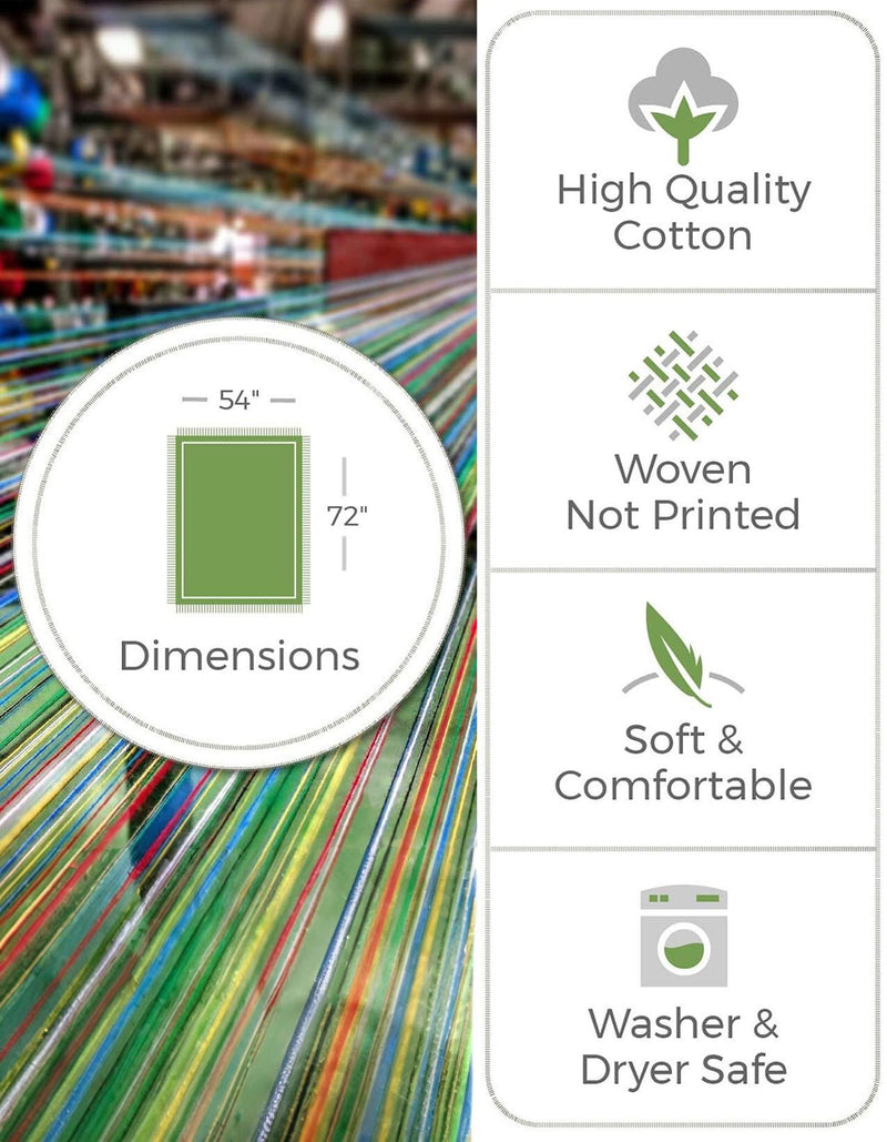 Fleece Haven Collection Area Rug -  Canton Rectangle Multi  lifestyle 20