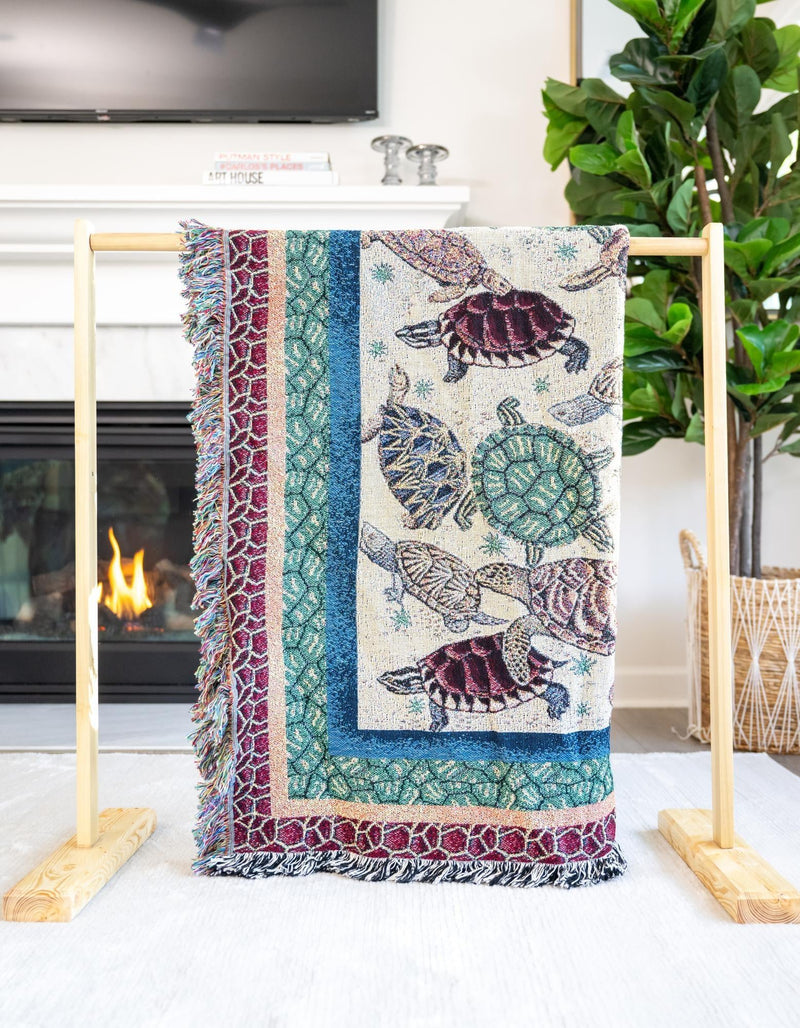 Fleece Haven Collection Area Rug -  Duluth Rectangle Multi  lifestyle 7