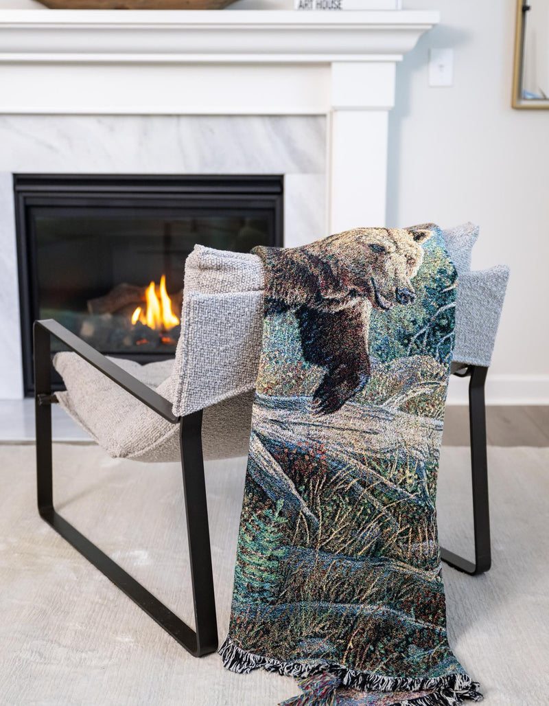 Fleece Haven Collection Area Rug -  Eagle Rectangle Multi  lifestyle 2