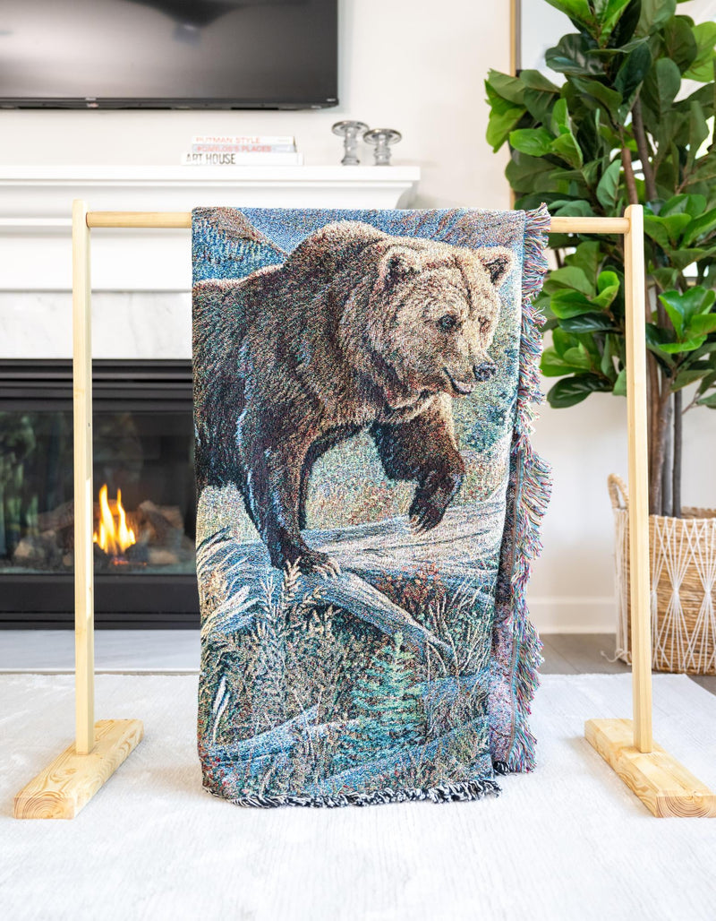 Fleece Haven Collection Area Rug -  Eagle Rectangle Multi  lifestyle 4